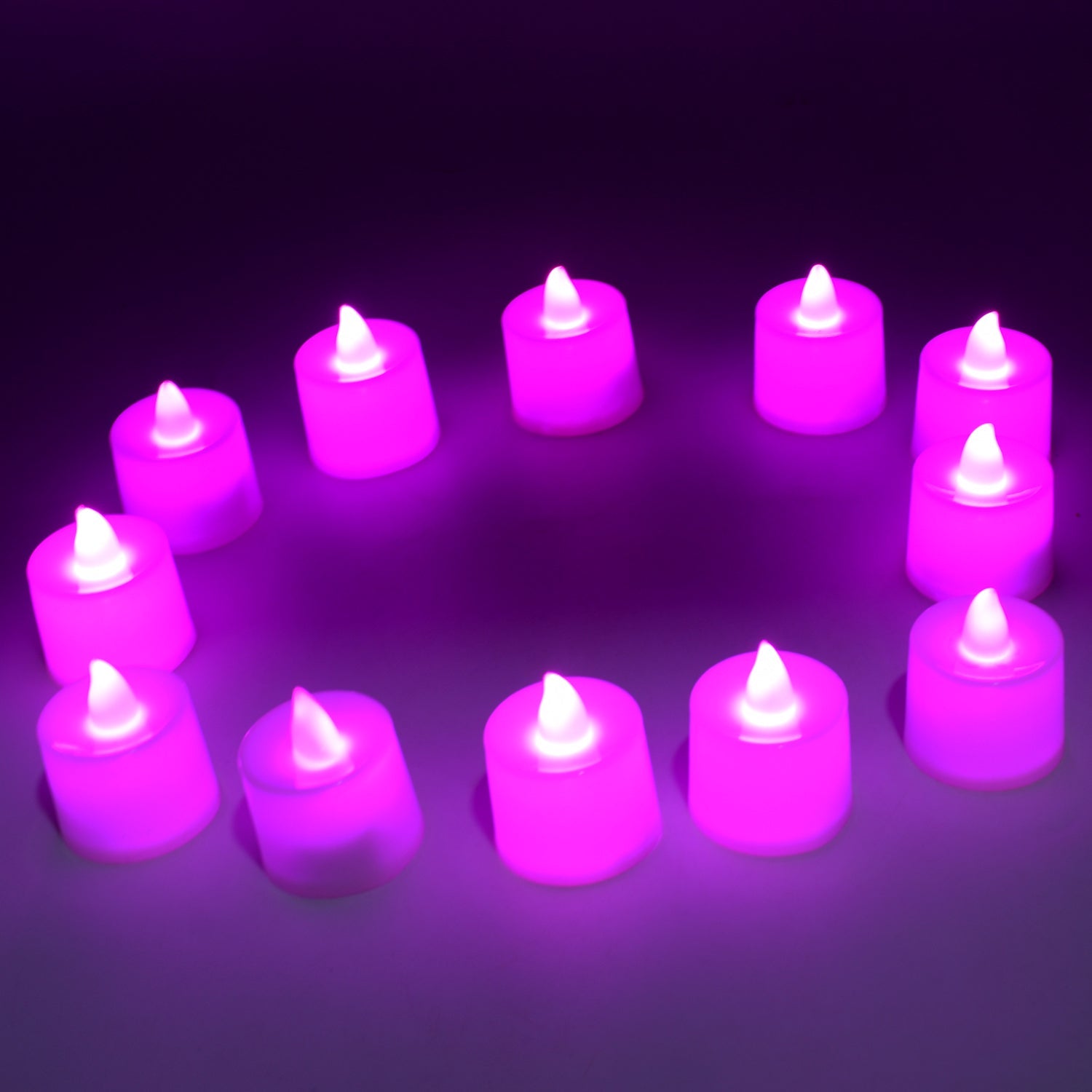 6632A Pink Flameless LED Tealights, Smokeless Plastic Decorative Candles - Led Tea Light Candle For Home Decoration (Pack Of 12pc) ( Diya , Divo , Diva , Deepak , Jyoti) 6632A Pink Flameless LED Tealights, Smokeless Plastic Decorative Candles - Led Tea Light Candle For Home Decoration (Pack Of 12pc) ( Diya , Divo , Diva , Deepak , Jyoti)